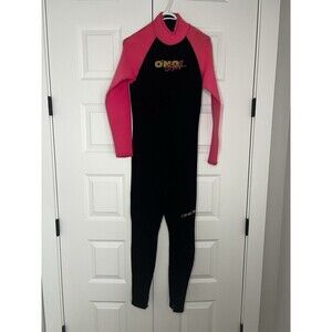 O'Neill Wetsuit Womens Small S Full Body Pink Black Vintage